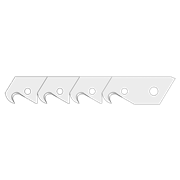 Lame crochet sécable 18mm SHARK 100 pièces/paquet